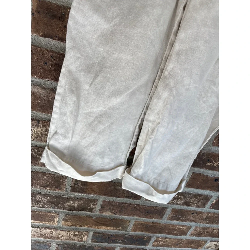 Zara Kids 100% Linen Full Length Jumpsuit